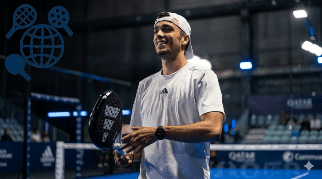 Alejandro Galán in action during a match – world padel rankings 2026 player