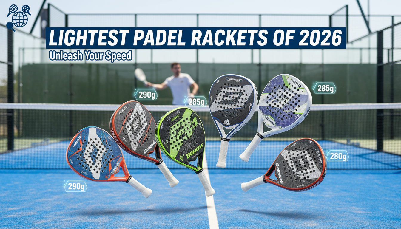 Lightest Padel Rackets of 2026